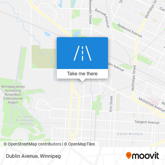 Dublin Avenue map