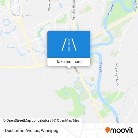 Ducharme Avenue map