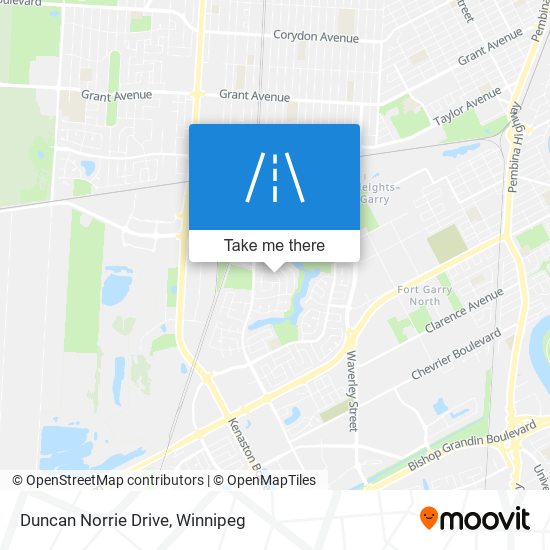 Duncan Norrie Drive map