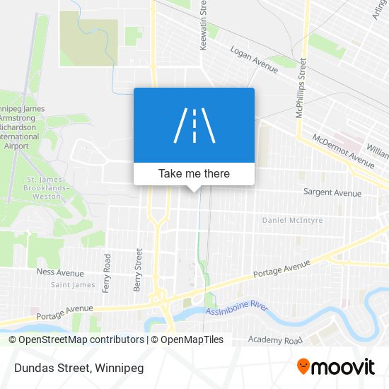 Dundas Street map