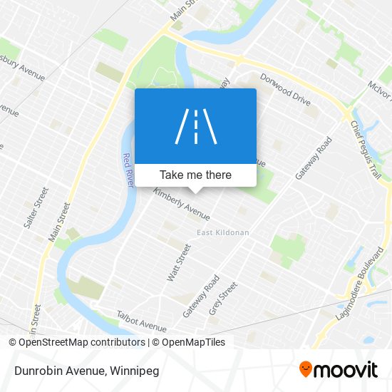 Dunrobin Avenue map