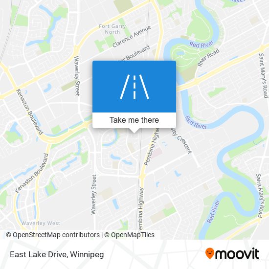 East Lake Drive map