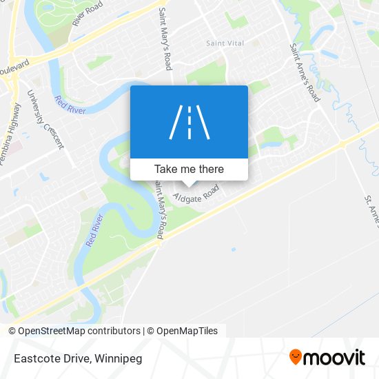 Eastcote Drive map