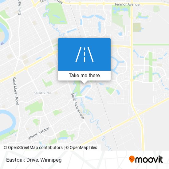 Eastoak Drive map