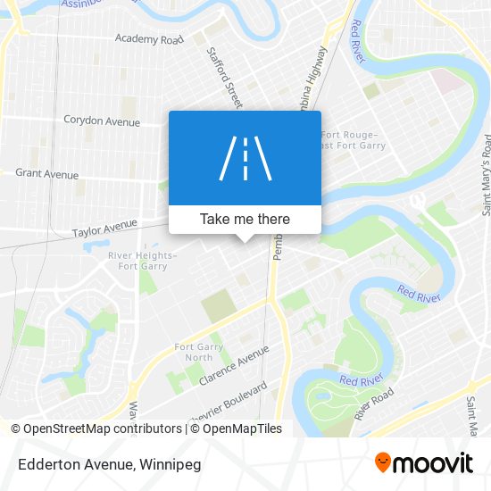Edderton Avenue map