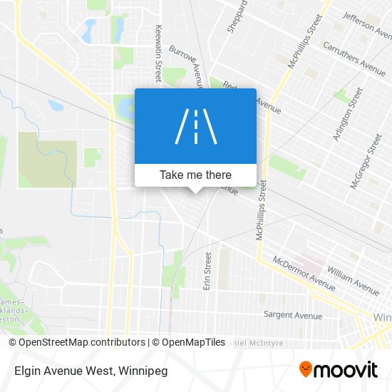 Elgin Avenue West map