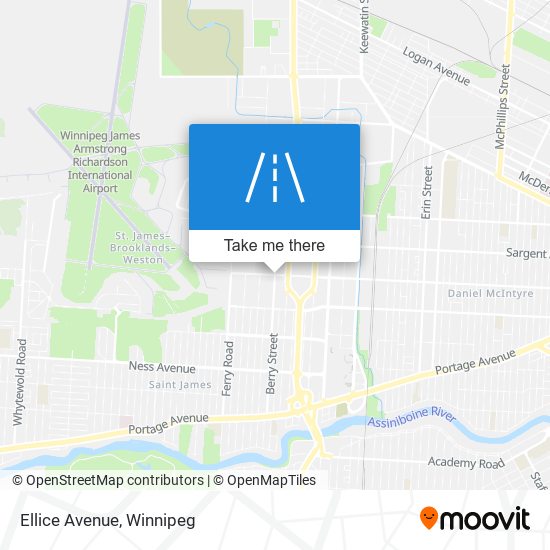 Ellice Avenue map