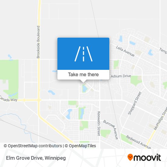 Elm Grove Drive map