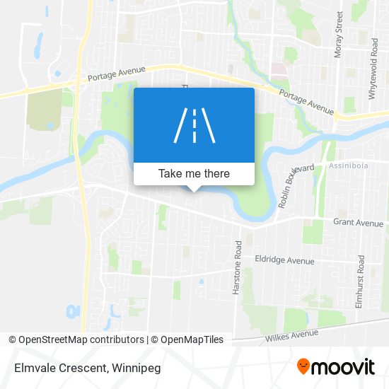 Elmvale Crescent map