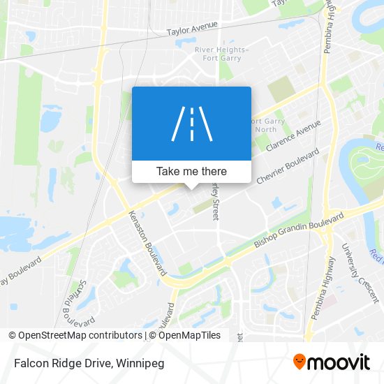 Falcon Ridge Drive map