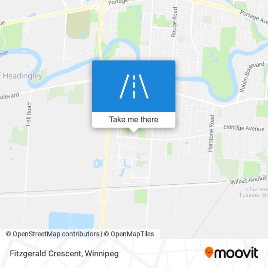 Fitzgerald Crescent map