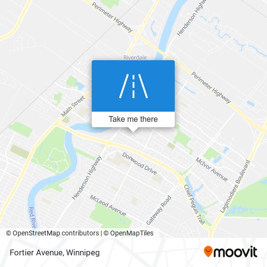 Fortier Avenue map