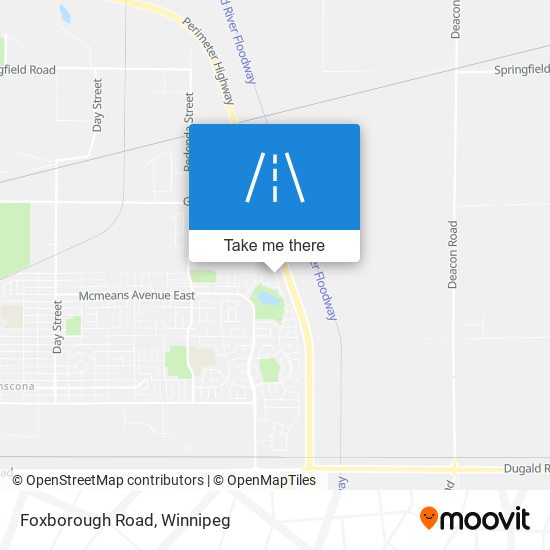 Foxborough Road map