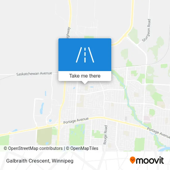 Galbraith Crescent map