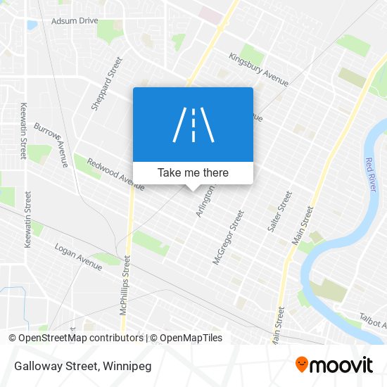 Galloway Street map