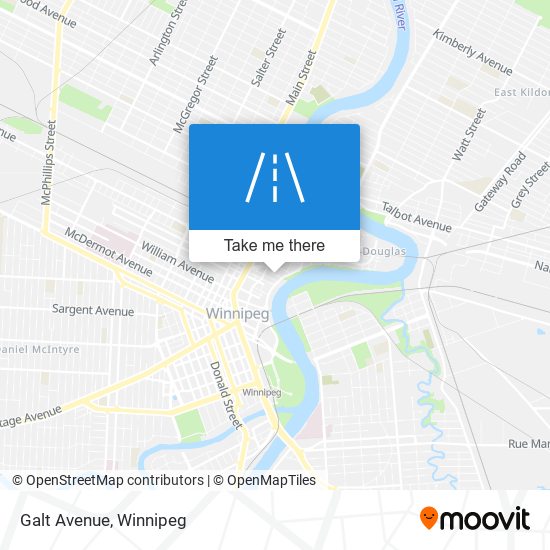 Galt Avenue map