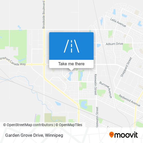 Garden Grove Drive map