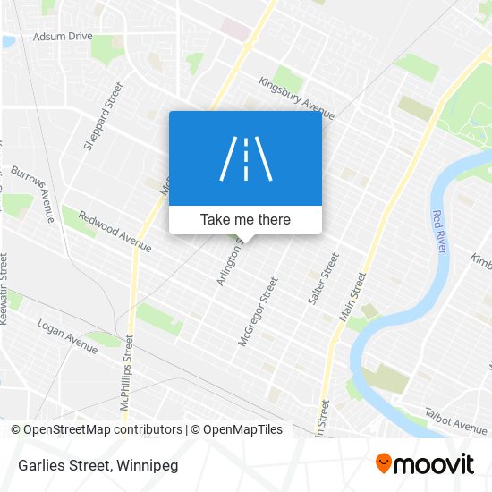 Garlies Street map