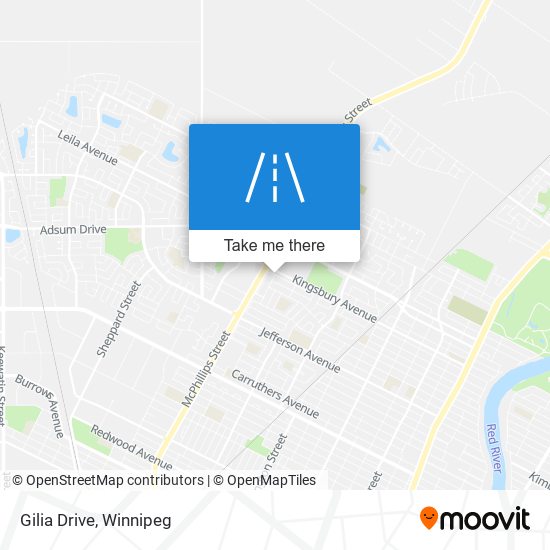 Gilia Drive map