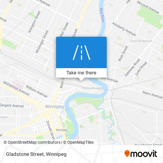 Gladstone Street map