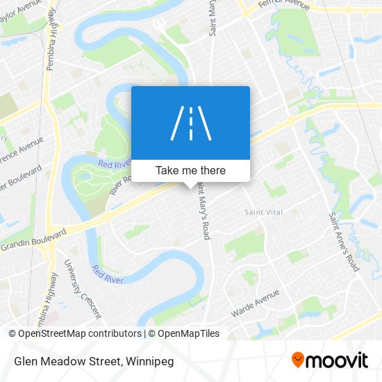 Glen Meadow Street map