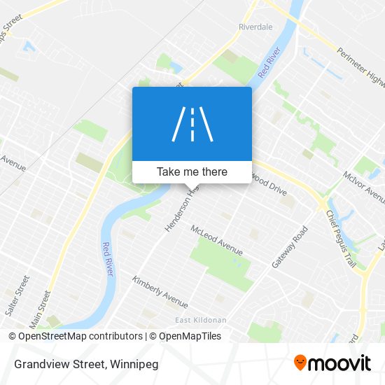 Grandview Street map