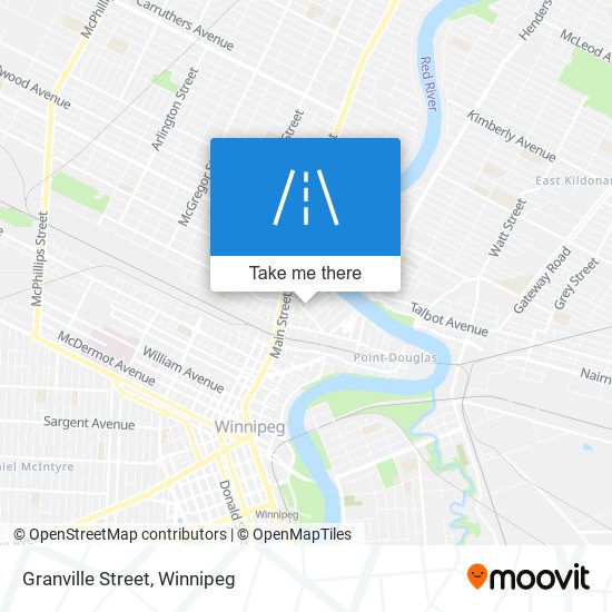 Granville Street map