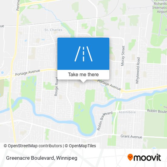 Greenacre Boulevard map