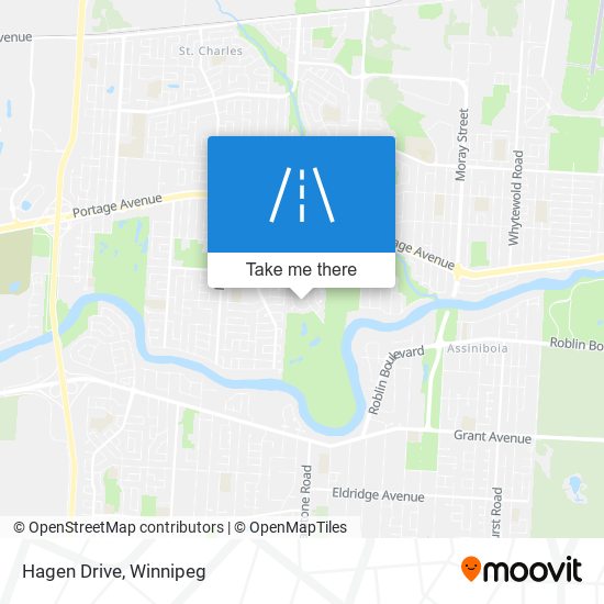 Hagen Drive map