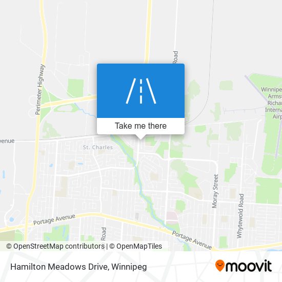 Hamilton Meadows Drive map