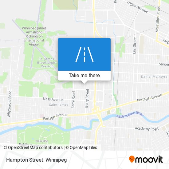 Hampton Street map