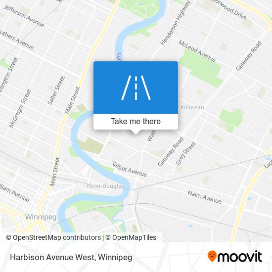 Harbison Avenue West map