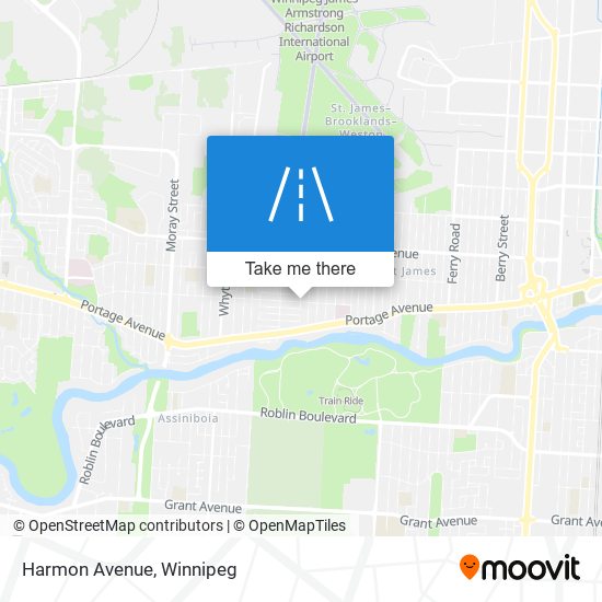Harmon Avenue map