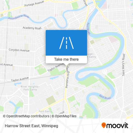 Harrow Street East map