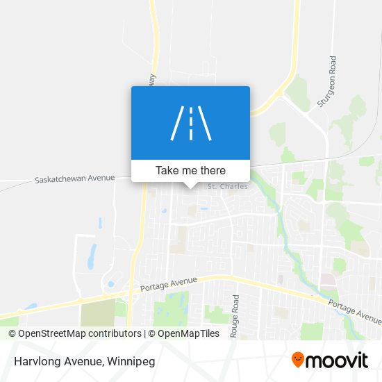 Harvlong Avenue map