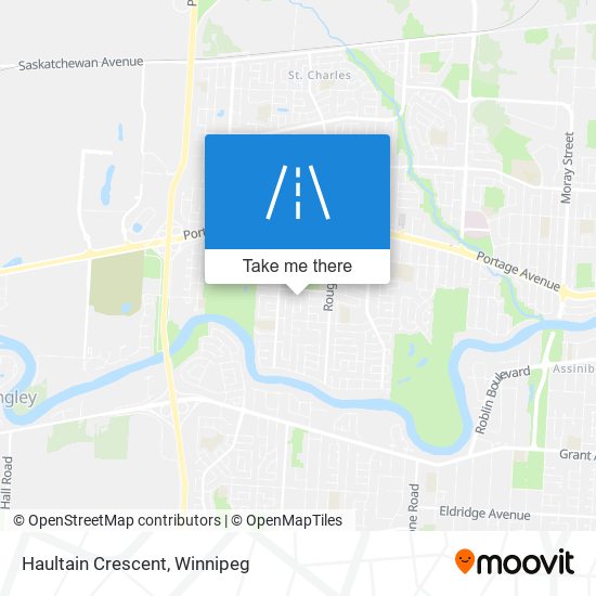 Haultain Crescent map