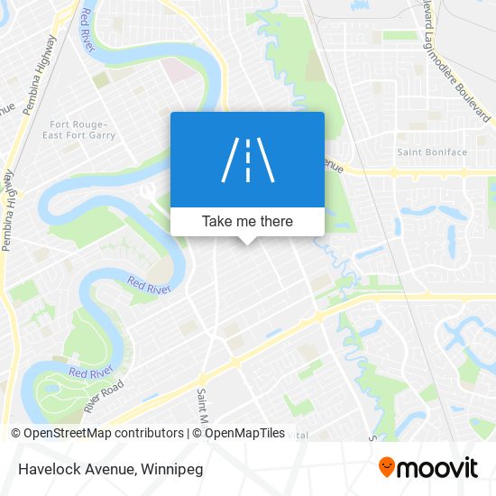 Havelock Avenue map