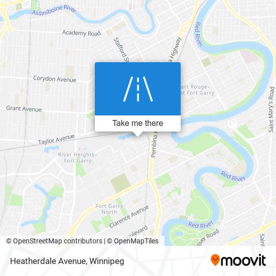 Heatherdale Avenue map