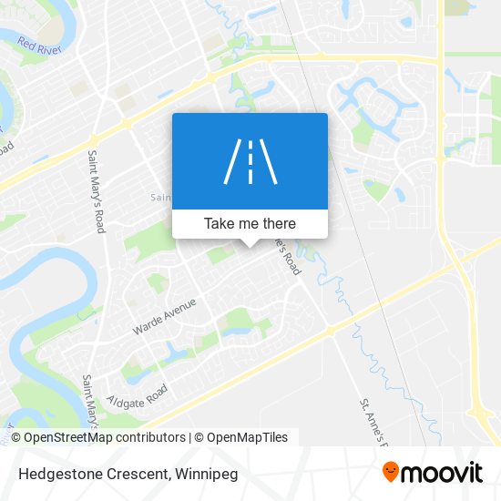 Hedgestone Crescent map