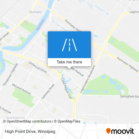 High Point Drive map