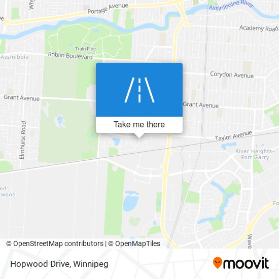 Hopwood Drive map