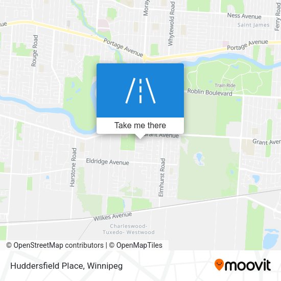 Huddersfield Place map