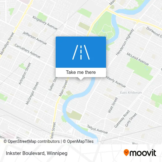 Inkster Boulevard map