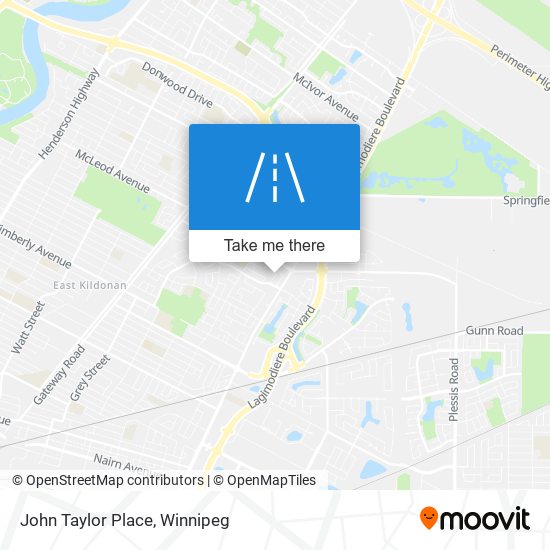 John Taylor Place map