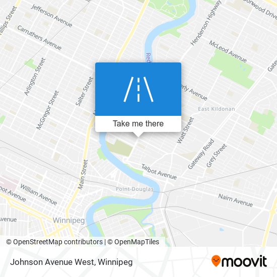 Johnson Avenue West map