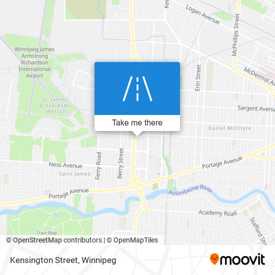 Kensington Street map