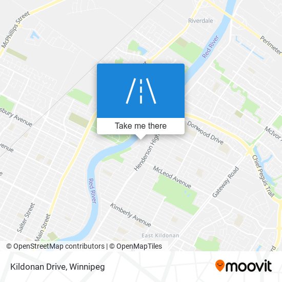 Kildonan Drive map