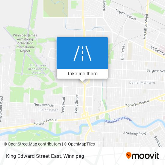 King Edward Street East map