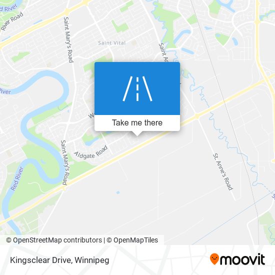 Kingsclear Drive map