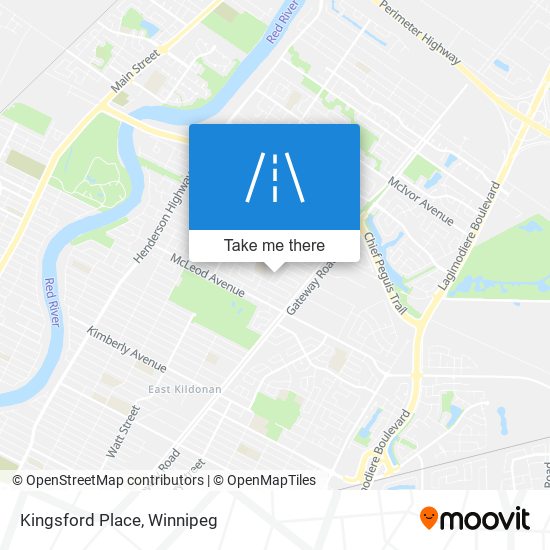 Kingsford Place map